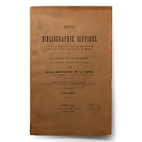 General Books - Essai de Bibliographie Hippique - Supplément