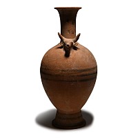 Cypriot Terracotta Jug with Bull's Head