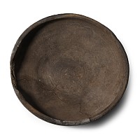 Large Bronze Age Decorated Grey Ware Bowl