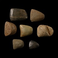 Stone Age Polished Axehead Group