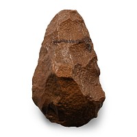 Stone Age Teardrop-Shaped Knapped Axehead