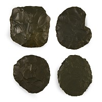 Stone Age Knapped Ovate Knife Group