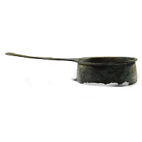 Large Roman Bronze Skillet