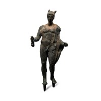 Roman Bronze Mercury Statuette