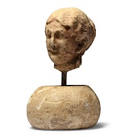 Roman Marble Head of a Lady