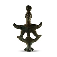 Etruscan Bronze Harpy Finial