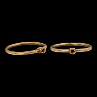 Post Medieval Gold Ring Fitting