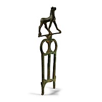Mesopotamian Copper Double Rein Guide for a Chariot