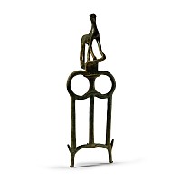 Mesopotamian Copper Double Rein Guide for a Chariot