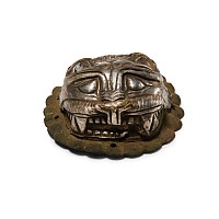Pre-Achaemenid Silver Clad Lion Shield Boss