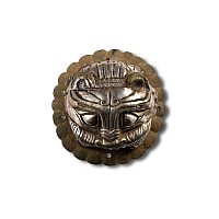 Pre-Achaemenid Silver Clad Lion Shield Boss