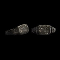 Medieval Bronze Ring with Stylised Animal