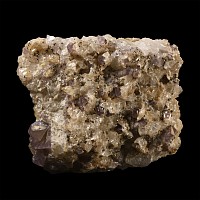 Natural History - Historic Pyrite on Fluorite Mineral Specimen
