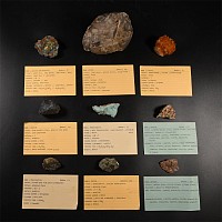 Natural History - Historic Collection of Mineral Specimens