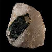 Natural History - Historic Large Tourmaline in Quartz Mineral Specimen