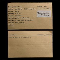 Natural History - Historic 'Minehead, Somerset' Mossottite Mineral Specimen