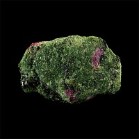 Natural History - Historic 'Tanzania' Ruby Chrom-zoisite Mineral Specimen