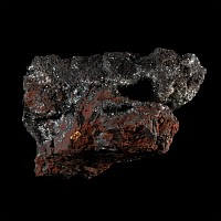 Natural History - Large Historic 'Cumbria, UK' Specular Hematite Mineral Specimen