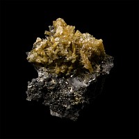 Natural History - Historic 'Tsumeb, South West Africa' Mimetite on Tennantite Crystal Specimen