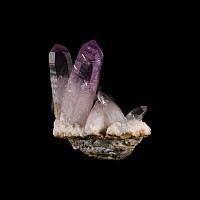 Natural History - Historic 'Vera Cruz, Mexico' Amethyst Crystal Specimen
