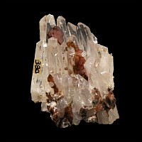 Natural History - Historic 'Argentina' Rhodochrosite on Quartz Crystal Specimen