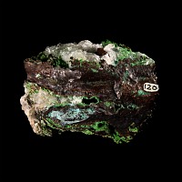 Natural History - Historic 'Brazil' Conichalcite with Cuprite Crystal Specimen