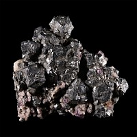 Natural History - Large Historic 'Blackdean, Durham' Fluorite with Galena Mineral Specimen
