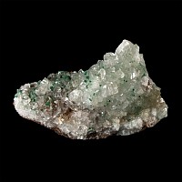 Natural History - Historic 'Tsumeb, South West Africa' Malachite on Calcite Crystal Specimen