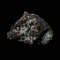 Natural History - Historic 'Mexico' Rosasite Mineral Specimen