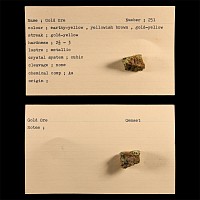 Historic Gold Ore Specimen