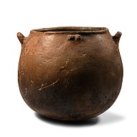 Very Large Cypriot Red Burnished Ware Cooking Pot