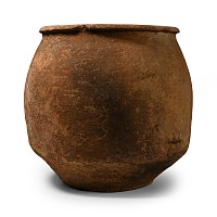 Large Cypriot Buff Ware Storage Bowl