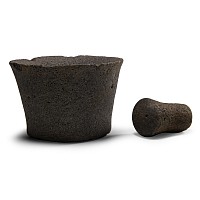 Western Asiatic Basalt Mortar and Pestle