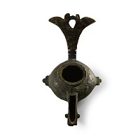 Western Asiatic Bronze Oil Lamp
