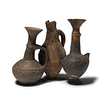 Cypriot Terracotta Flask Group