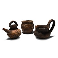Cypriot Terracotta Flask Group