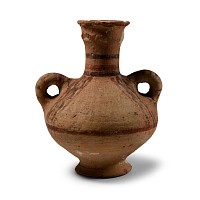 Cypriot Terracotta Double-Handled Flask