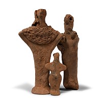 Syro-Hittite Terracotta Fertility Idol Group