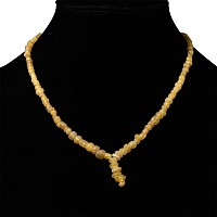 Roman Amber Glass Bead Necklace String