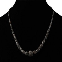 Roman Black Glass Bead Necklace String