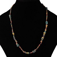 Western Asiatic Glass and Other Bead Necklace String