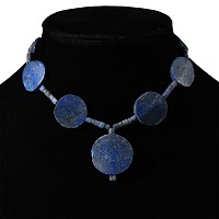 Bactrian Style Lapis Lazuli Bead Necklace String