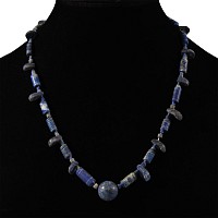 Bactrian Style Lapis Lazuli Bead Necklace String
