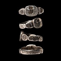 Georgian Silver 'Born to Die' Ring
