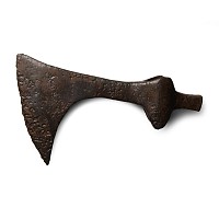 Viking Period Iron Broad Baltic Axe-Hammer