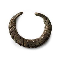 Viking Period Tinned Bronze Twisted Bracelet