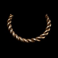 Viking Age Twisted Silver Bracelet