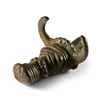 Iron Age Celtic Bronze Bull's Head Bucket Mount