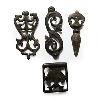 Roman Military Bronze Belt Mount Collection