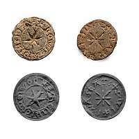 Medieval Lead Seal Matrix Pair